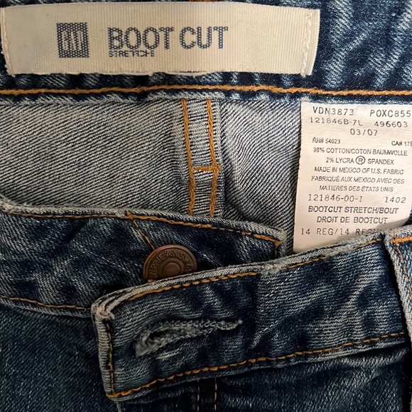 GAP bootcut jeans. Not distressed. - Picture 3 of 5